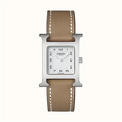 hermes watch le heur|Hermes heure h leather strap.